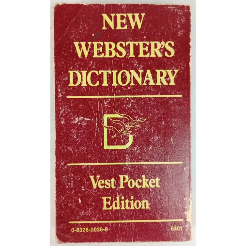 New Webster's Dictionary Vest Pocket Edition 1980 Delair Publishing